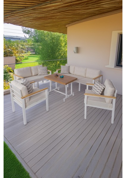 Metal Balkon Seti, Bahçe Takımı, Kafe Koltuğu, Bekleme Alanı Koltuğu, Oturma Grubu 1 + 1 + 2 + 3 + M fiyatları