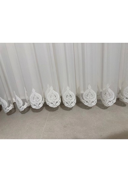 Nivemeshome Narden 1/3 Sık Pileli Tül Perde Apm