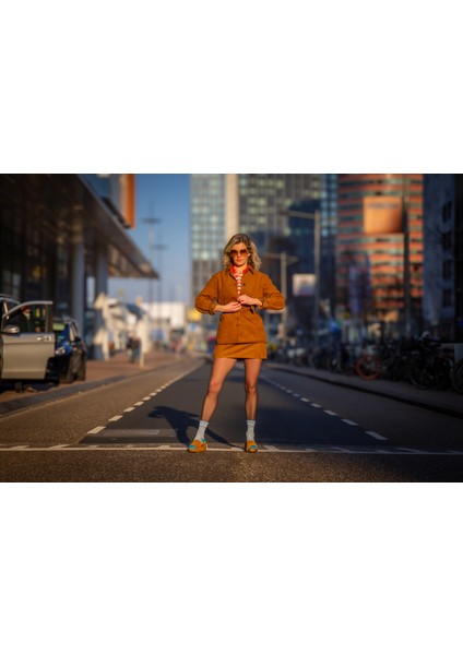 Kadın Bambu Çorap 3'lü Paket Açık Mavi Çizgili (Beden 36-41) modelleri