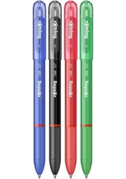 Jel Mürekkepli Tükenmez Kalem 4'lü, Ana Renkler