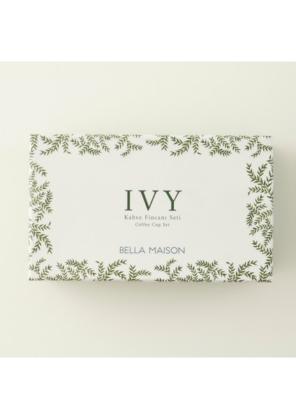Ivy Porselen 2'li Kahve Fincanı Seti (90 Cc) modelleri