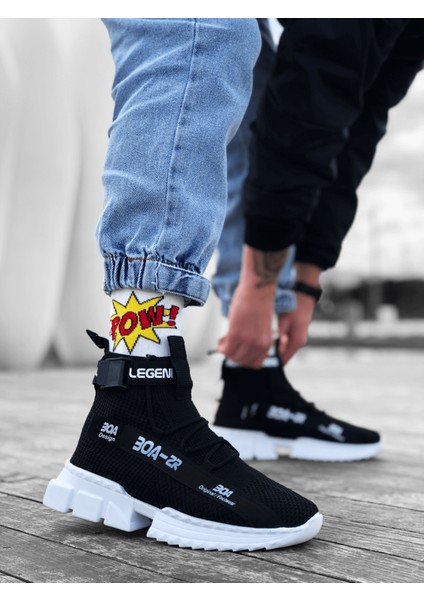 ETZR-X700 Tarz Siyah Renk Spor Ayakkabı