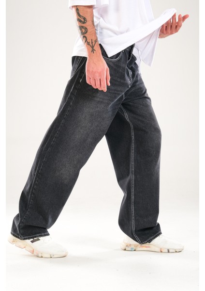Premium Baggy Siyah Kot Pantolon modelleri