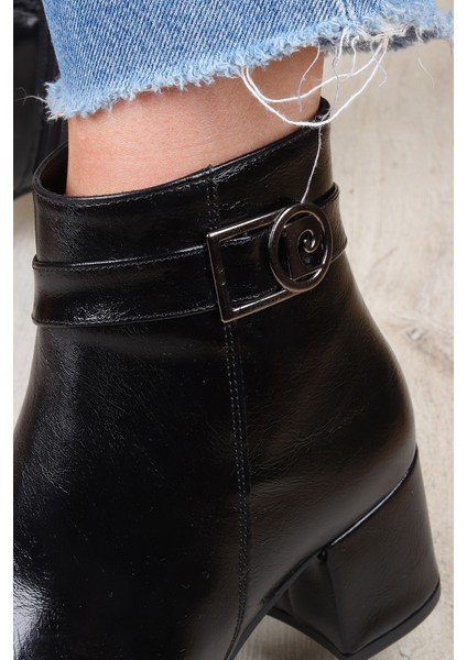 114 5 cm Topuklu Fermuarlı Kadın Bot indirimleri