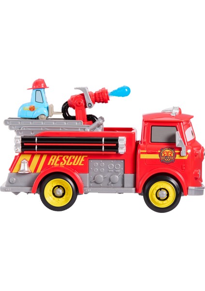 Mattel Disney ve Pixar Cars Radyatör Kasabası Hızlı Kahramanlar Itfaiyeci Red ve Guido Oyun Seti, Itfaiyeci Red ve Guido Figürleri ile Aksesuarlar JFL54 fiyatları