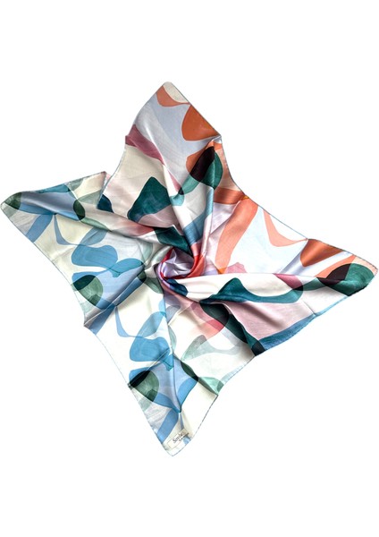 Geometrik Desen Sura Ipek Eşarp