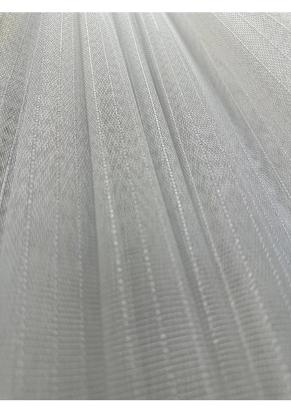 Nivemeshome Sedef 1811 1/3 Sık Pileli Çizgili Tül Perde Apm fırsatları