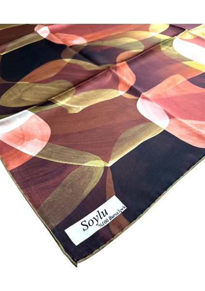 Geometrik Desen Sura Ipek Eşarp fiyatları