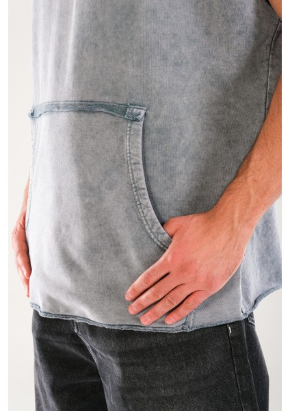 Premium Kapüşonlu Gri Sweat modelleri