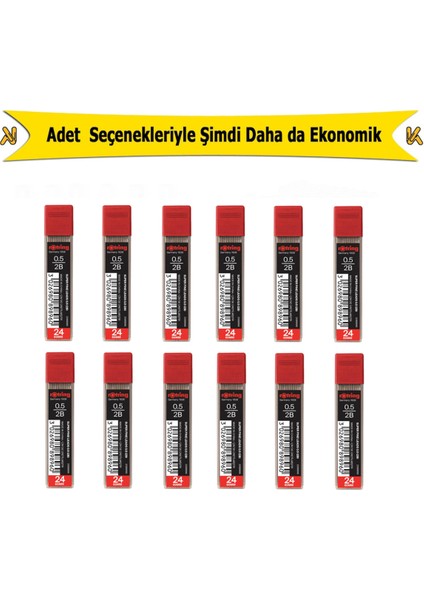 Süper Polimer 0,7 Kalem Ucu (12 Adet) modelleri