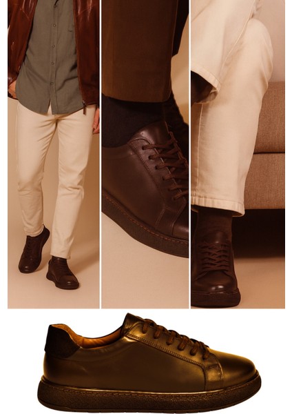 Erkek Siyah Sneakers Hakiki Deri Ayakkabı Rahat Tabanlı Günlük Ofis Ortopedik Kaymaz Okul Casual Şık fırsatları