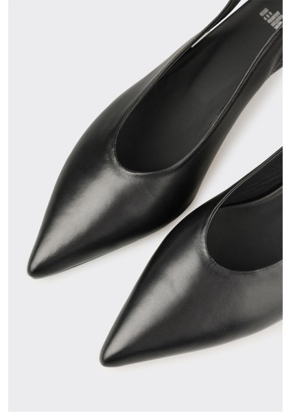 Siyah Deri Kadın Ayakkabı fırsatları