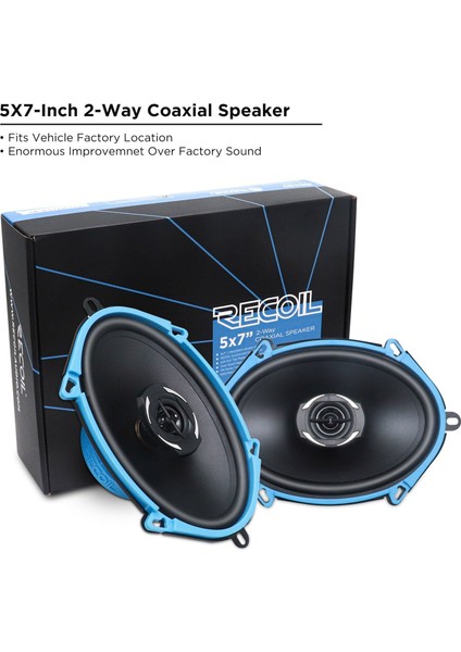 RCX57 Oval Koaksiyel Hoparlör (200 Watt)