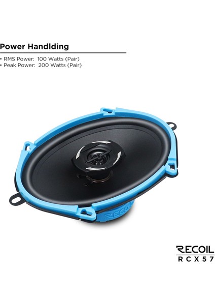 RCX57 Oval Koaksiyel Hoparlör (200 Watt) fırsatları