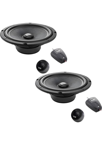 200RS 20 cm 2 Yollu Komponent Hoparlör Takımı | 200W Max Güç | 94 Db Hassasiyet | 3 Ohm