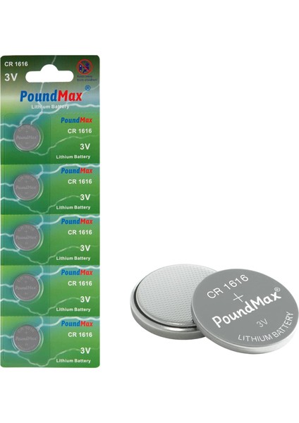 1616 DL1616 3V Lityum Düğmeli Piller (5'li Paket) modelleri