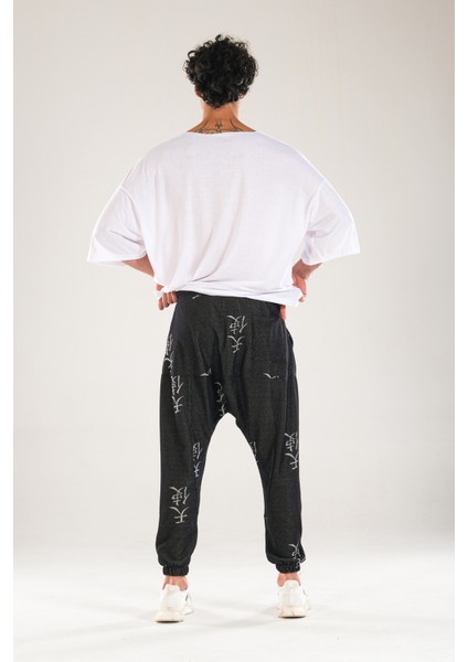 Chinese Desenli Harem Jogger indirimleri