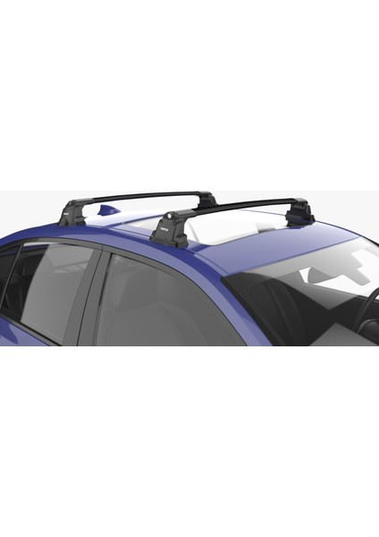 Turtle Air-3 Premium Black Bmw 5 Serisi (G30) Sedan için Portbagaj Ara Atkı Seti, Siyah