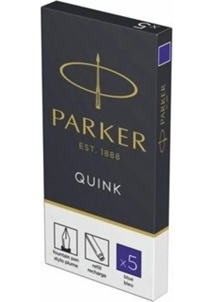 Quınk Dolmakalem Kartuşu 5'li Mavi 1950384