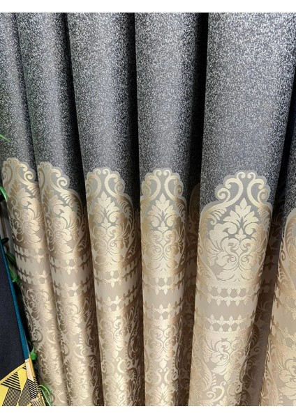 Nivemeshome Side FT632057 V-101 Gri-Krem 1/3 Sık Pileli Fon Perde Apm fırsatları