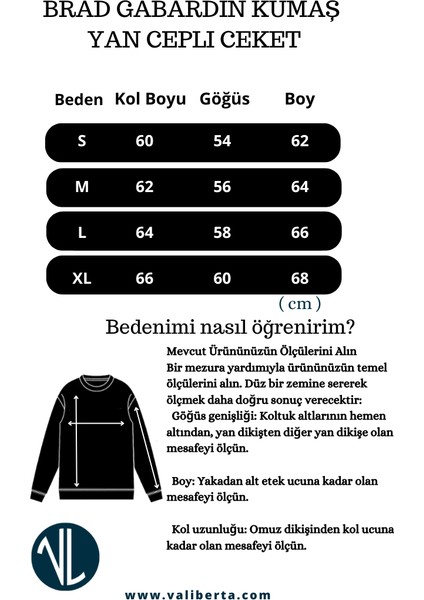 Brad Gabardin Kumaş Yan Cepli Erkek Kot Ceket - Lacivert