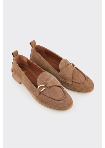 Kahve Deri Kadın Loafer fiyatları