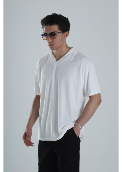 Erkek Beyaz T-Shirt Dokuma Kumaş fiyatları