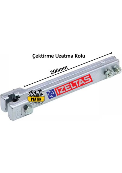 Standart Çektirme Uzatma Parçası 200 mm (8X10-12X10)