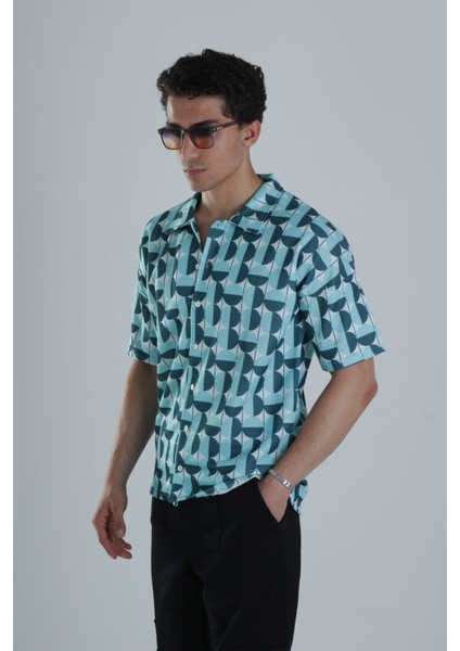 Erkek Küre Desenli Hawai Gömlek fiyatları