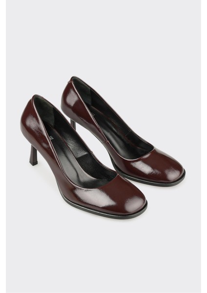 Bordo Deri Kadın Ayakkabı fiyatları