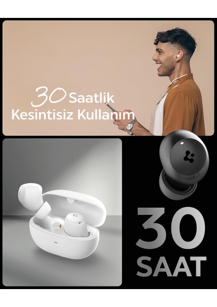 Audio TWS P10 Bluetooth Kablosuz Kulaklık - ANC Pro Aktif Gürültü Engelleme + ENC 6 Mikrofon - 10mm Sürücü - 30 Saat Pil - iOS & Android EQ App Şeffaf & Gaming Mod iPX4 Siyah - ASD07887 fırsatları