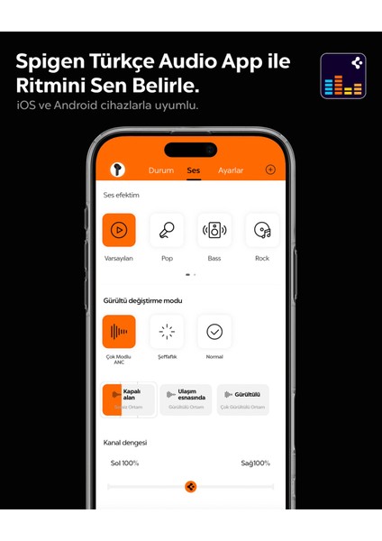 Audio TWS P10 Bluetooth Kablosuz Kulaklık - ANC Pro Aktif Gürültü Engelleme + ENC 6 Mikrofon - 10mm Sürücü - 30 Saat Pil - iOS & Android EQ App Şeffaf & Gaming Mod iPX4 Siyah - ASD07887