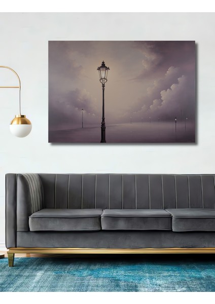 Sisli Lamba Yağlı Boya Görünümlü Dekoratif Ahşap Ev/işyeri/ofis Kare Tablo