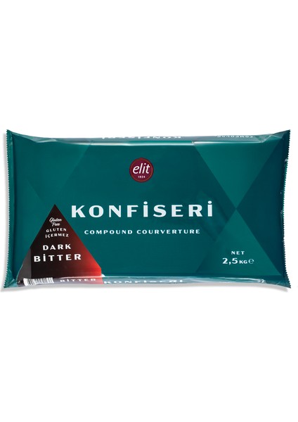 Bitter Konfiseri Blok 2,5Kg Glutensiz