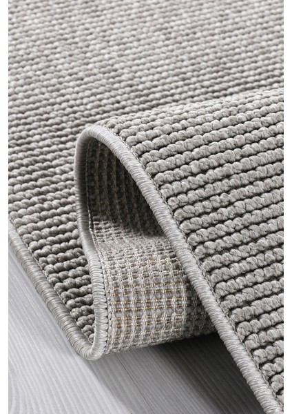 Liza,yumuşak Bukleli Gri Halı Salon Mutfak Yolluk Antre Balkon Oturma Çocuk Yatak Odası Halısı Kilim