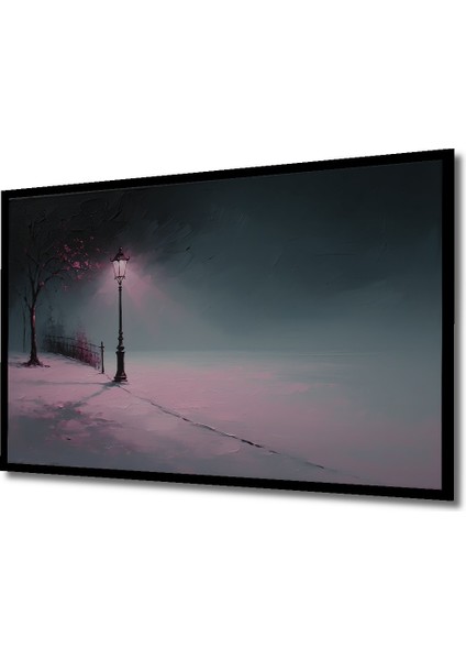 Çerçeve Görünümlü Romantik Park Yağlı Boya Görünümlü Dekoratif Ahşap Ev/işyeri/ofis Kare Tablo fiyatları