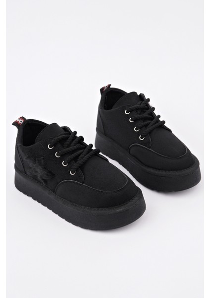 Trunks Kalın Taban Bağcıklı Yıldız Detaylı Çocuk Kışlık Sneaker Spor Ayakkabı fiyatları