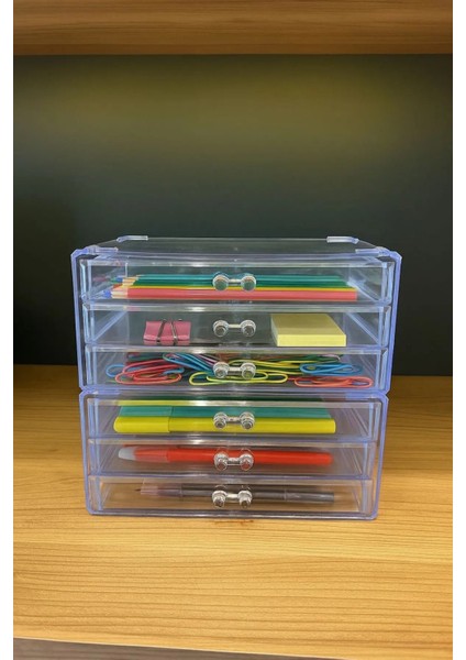 2 Adet Şeffaf Dior 3 Çekmeceli Makyaj Organizeri Takı Düzenleyici Organizer fiyatları