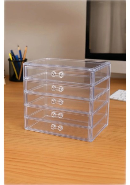 2 Adet Şeffaf Dior 3 Çekmeceli Makyaj Organizeri Takı Düzenleyici Organizer indirimleri