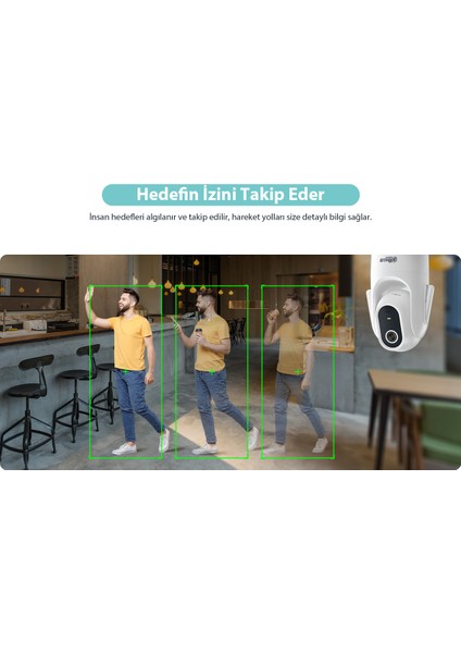 Hero C1 Akıllı Kamera - Akıllı Ev Kamerası 360 Hd 1600P 2mp (Dahua Türkiye Garantili) indirimleri
