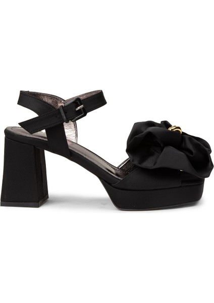 Kadın Siyah Fiyonk Detaylı Abiye Ayakkabı - K0101ZSYHC01 fiyatları