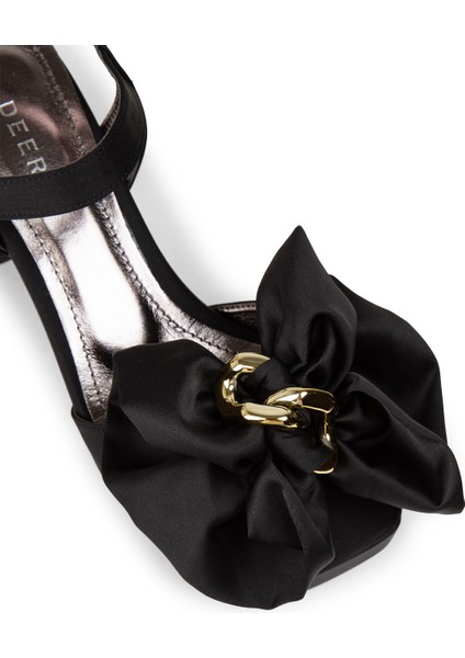 Kadın Siyah Fiyonk Detaylı Abiye Ayakkabı - K0101ZSYHC01 fırsatları