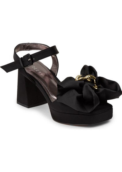 Kadın Siyah Fiyonk Detaylı Abiye Ayakkabı - K0101ZSYHC01 indirimleri