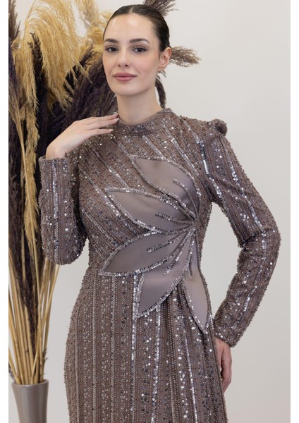 Bergüzar Tesettür Abiye Vizon fiyatları