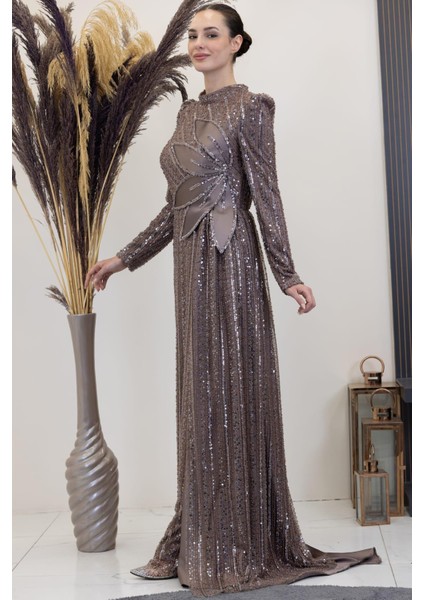 Bergüzar Tesettür Abiye Vizon fırsatları