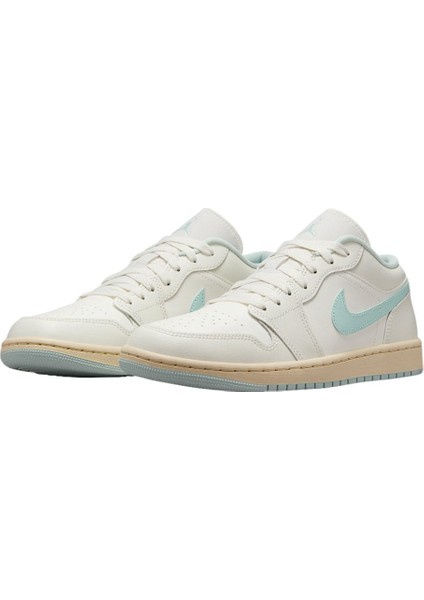 Air Jordan 1 Low 'sail Igloo' Unisex Sneaker modelleri