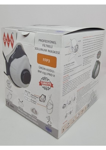 Bm 033 Pro x Ffp3 Nr TOZ MASKE ( 1 Aparat 5 Maske ) fırsatları