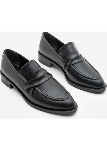 Kadın Loafer Makosen Günlük Ayakkabı Mendi Siyah indirimleri