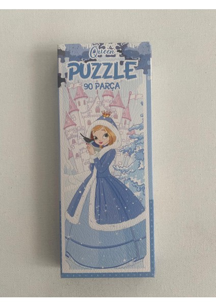 Mavi Prenses Temalı 90 Parça Puzzle fiyatları