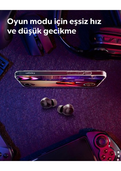 Audio TWS P10 Bluetooth Kablosuz Kulaklık - ANC Pro Aktif Gürültü Engelleme + ENC 6 Mikrofon - 10mm Sürücü - 30 Saat Pil - iOS & Android EQ App Şeffaf & Gaming Mod iPX4 Beyaz - ASD07963